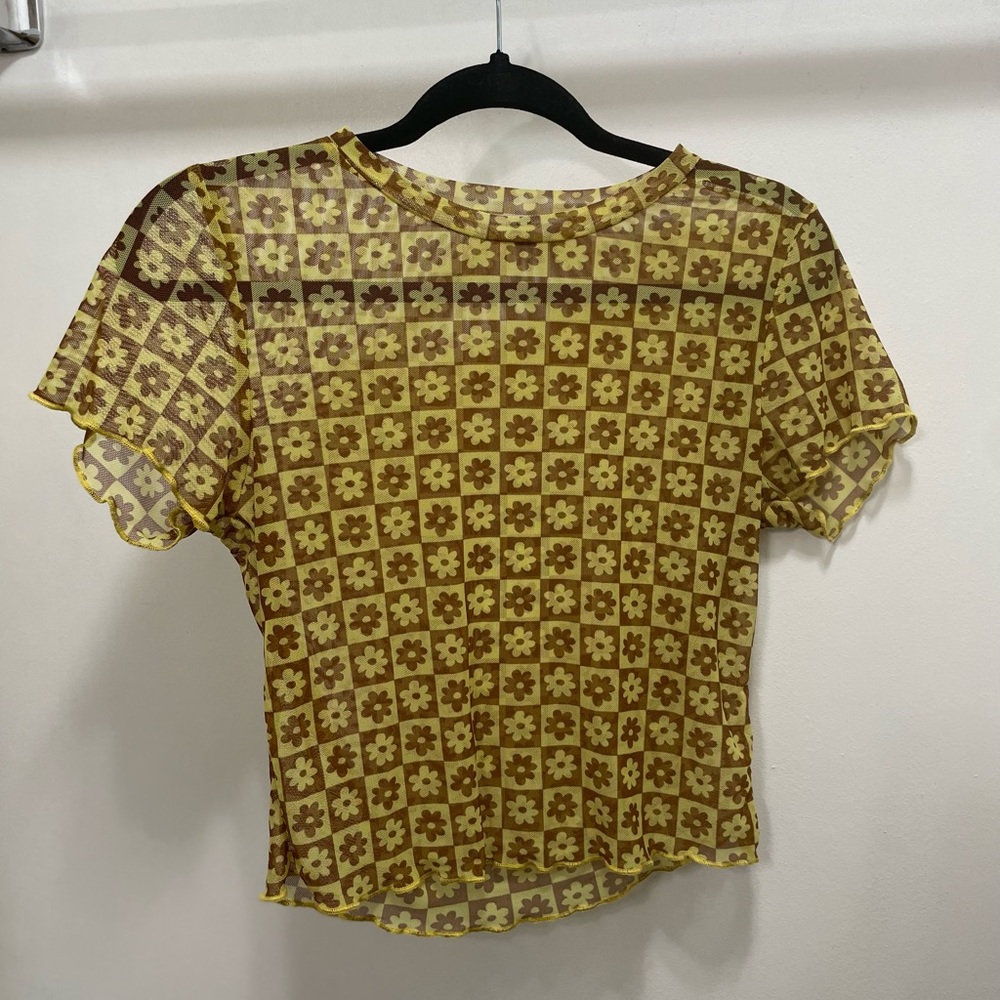 Mesh crop top